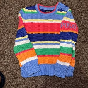 Polo Colorful Knit Sweater For Kids